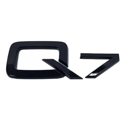 Emblema Q7 pentru Audi,Negru lucios foto