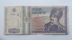 5000 lei mai 1993 Romania bancnota / 333878 foto