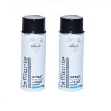 Cumpara ieftin Pachet 2 x Vopsea Spray Brilliante Gri Negru RAL 7021 400 ml