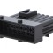 Conector Automotive JPT Tată Mufă Pe Cablu 16-PIN Negru