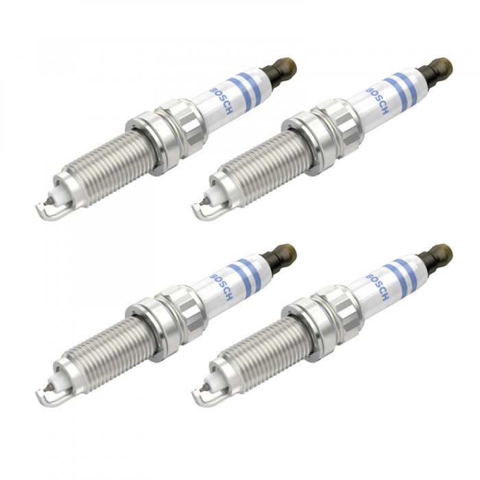 Set 4 bujii scanteie Bosch pentru BMW Seria 1, Seria 2, Seria 3, Seria 4, Seria 5, Seria 6, Seria 7, X4, X5, X6