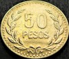 Moneda exotica 50 PESOS - COLUMBIA , anul 1991 * cod 5087 = A.UNC, America Centrala si de Sud