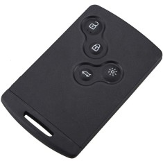Carcasa Cheie Smartcard, 4 Butoane, Techstar, Compatibila cu Renault Megane III, Scenic, Laguna III, Clio, Captur