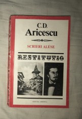 Scrieri alese C.D. Aricescu