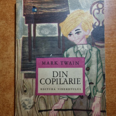 carte pentru copii - din copilarie - mark twain - din anul 1968