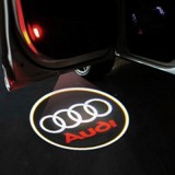 Proiectoare Logo LED Uși Audi - Lumini Avertizare, Holograme 3D, Tuning Auto - Compatibil A2, A3, A4, A5, A6, Q3, Q5, Q7