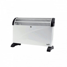 Convector electric de podea Home FK 330, 3 trepte de putere, 2000W, termostat, Alb