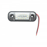 Lampa laterala gabarit slim LED 12-24V, alba FR0175, Cod: BK79007, Breckner Germany