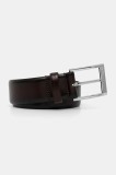 BOSS curea de piele barbati, culoarea maro, 50482241