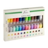 Cumpara ieftin Set culori acrilice Craft Fine Art, 24 culori x 22 ml