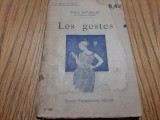 LES GESTES - Paul Bourget - Ernest Flammarion, Editeur, Paris, 1922, 61 p.