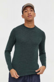 Cumpara ieftin Superdry pulover de lana barbati, culoarea verde, light