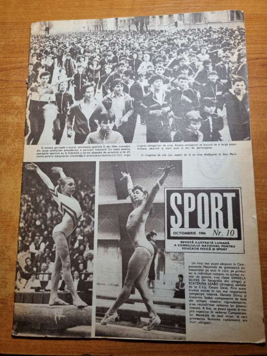 sport octombrie 1986-gica hagi in meciul cu austria,fotbal otelul galati,e.szabo