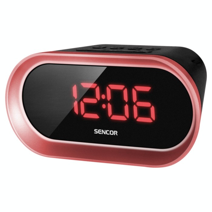 Radio cu ceas Sencor SRC 150 R FM Red Radio cu ceas Sencor SRC 150 R FM Red
