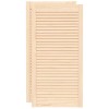 Usi de dulap design lambriu 2 buc. 99,3x49,4 cm lemn masiv pin