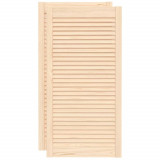Usi de dulap design lambriu 2 buc. 99,3x49,4 cm lemn masiv pin