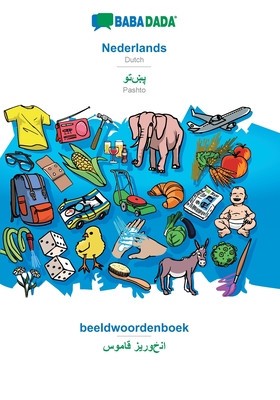 BABADADA, Nederlands - Pashto (in arabic script), visueel woordenboek - visual dictionary (in arabic script) foto