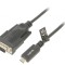 Convertor USB-C la RS232 D-Sub 9 Pin 1.2m