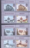 ROMANIA 2016 -ORASELE ROMANIEI - BRASOV,SERIE CU VINIETA,2016, MNH.