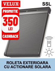 Roleta exterioara solara VELUX SSL, pentru fereastra mansarda