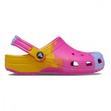 Saboti Crocs Classic Ombre Clog Roz - Juice/Multi, 36, 38