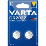Baterie Varta Electronics CR2032 6032, 3V, litiu tip buton, 2 buc