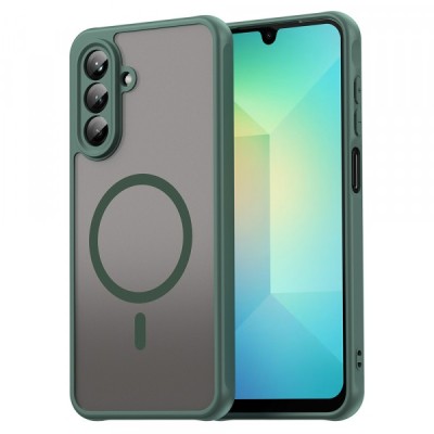 Husa MagSafe pentru Samsung Galaxy A26 A266, Techsuit, HaloFrost II, Verde foto