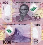 Bancnota Angola 1000 Kwanzas 2020, Polimer, UNC (Necirculata)