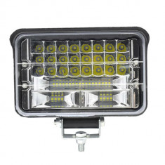 Proiector led auto Off Road 144W, 2 faze, 10800 lumeni, 6500K