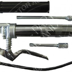 Pompa gresare manuala BestAutoVest, decalimetru cu tub vaselina 85gr + 3 adaptori Kft Auto