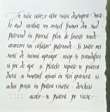 Bogdan Tănase Marinescu - Compozitie caligrafica - Poem Junzaburo, 2024