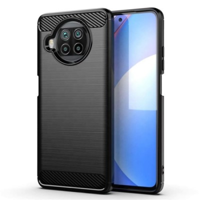 Husa pentru Xiaomi Mi 10T Lite 5G - Techsuit Carbon Silicone - Black foto