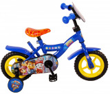 Bicicleta pentru copii Paw Patrol, 10 inch, culoare albastru, fara frana PB Cod:21058-NP