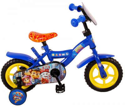 Bicicleta pentru copii Paw Patrol, 10 inch, culoare albastru, fara frana PB Cod:21058-NP foto