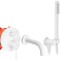 Baterie pentru cadă Rea Lungo White Matt + Box