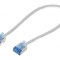Patch cord U/FTP 6a 0,25m LSZH gri 32AWG