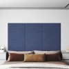VidaXL Panouri de perete 12 buc. albastru 60x30 cm textil 2,16 m&sup2; 343854