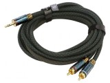 Cablu audio Jack 3,5mm la RCA x2 3m, Vention