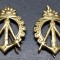 Rom&acirc;nia Semne de arma Intendenta pereche