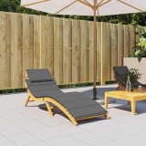vidaXL Pernă de șezlong, antracit, 186x58x4 cm, textil oxford 314158