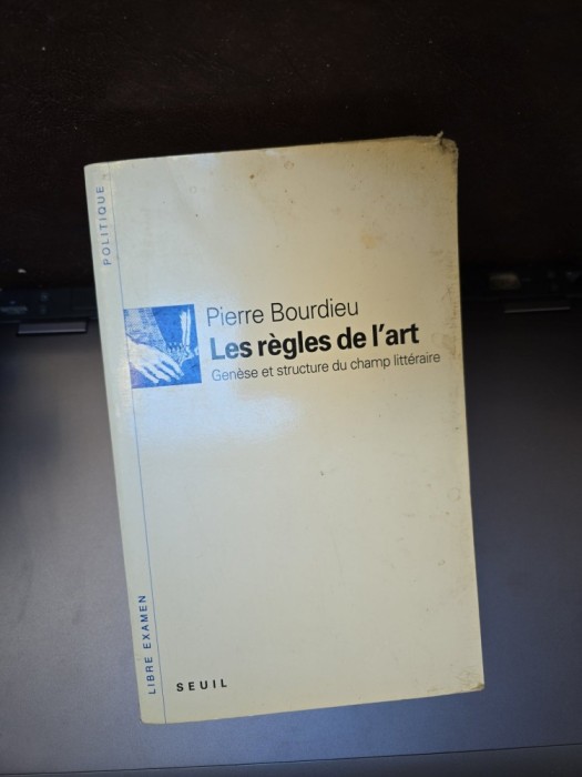 Les r&egrave;gles de lart - Pierre Bourdieu