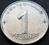 Moneda 1 PFENNIG - GERMANIA / RD GERMANA, anul 1953 *cod 2850 = litera A, Europa, Aluminiu