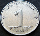 Cumpara ieftin Moneda 1 PFENNIG - GERMANIA / RD GERMANA, anul 1953 *cod 2850 = litera A, Europa, Aluminiu