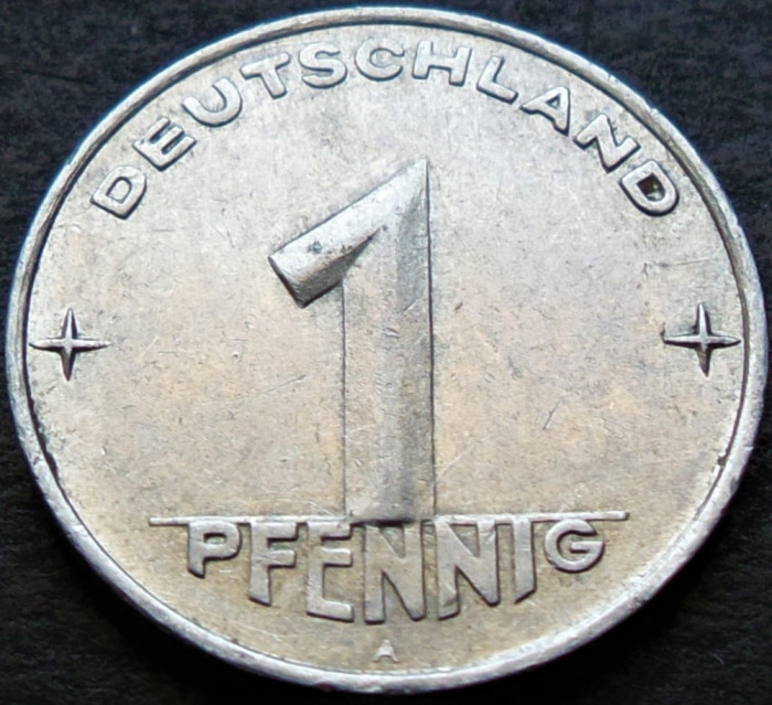 Moneda 1 PFENNIG - GERMANIA / RD GERMANA, anul 1953 *cod 2850 = litera A