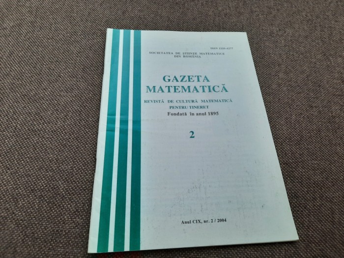 GAZETA MATEMATICA NR 2/2004 RF21/2