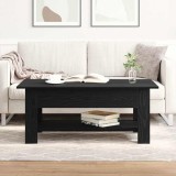 VidaXL Masă de cafea Stejar negru 102 x 55 x 42 cm Lemn compozit