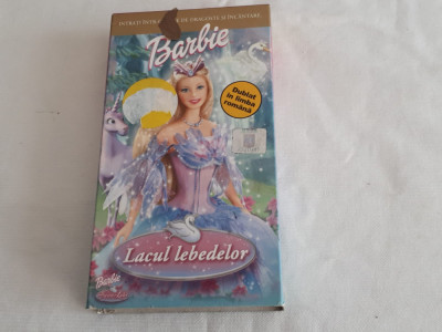 Barbie - Lacul Lebedelor, caseta video VHS, desene animate, originala foto