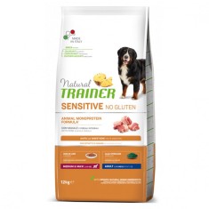 Trainer Natural Sensitive Pork Adult Medium &amp;amp;amp; Maxi 12 kg - AMBALAJ DETERIORAT foto