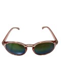 Ochelari de soare dama, UV400, Plastic, Albastru, Oem