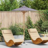 VidaXL Parasol de Grădină Gri &icirc;nchis 150 x 150 x 210 cm Bambus
